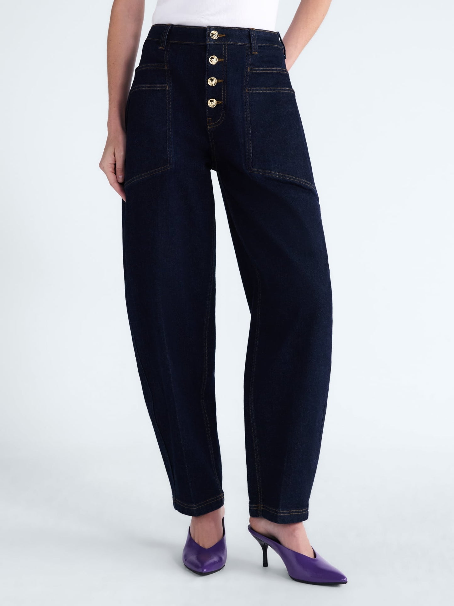 Scoop Women's and Women's Plus High Rise Tapered Leg Pants, 30'' Inseam, Sizes 0-28W