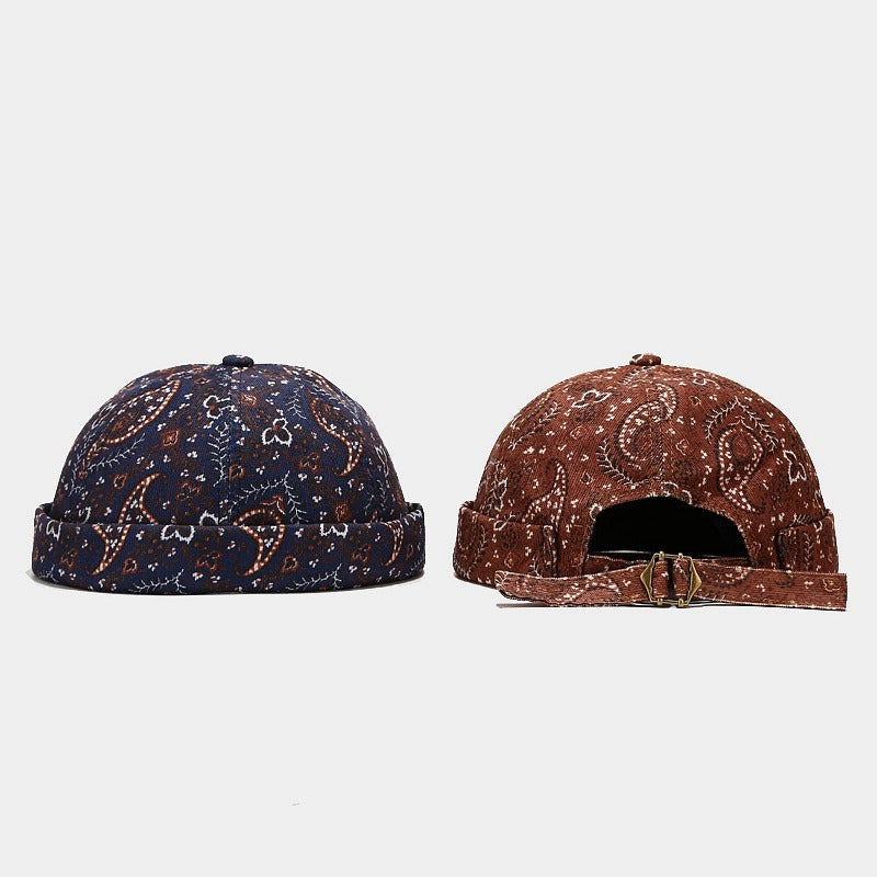 Chapeau Cashew Flower Landlord – Style Rétro Européen et Américain
