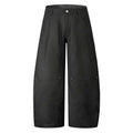 Oversized Wide-Leg Casual Trousers for Men with Reversible Design and Unique Style