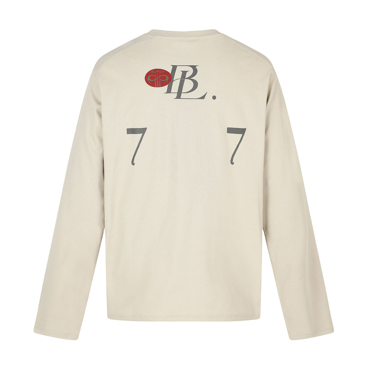 T-shirt ample à manches longues pour homme, imprimé lettres