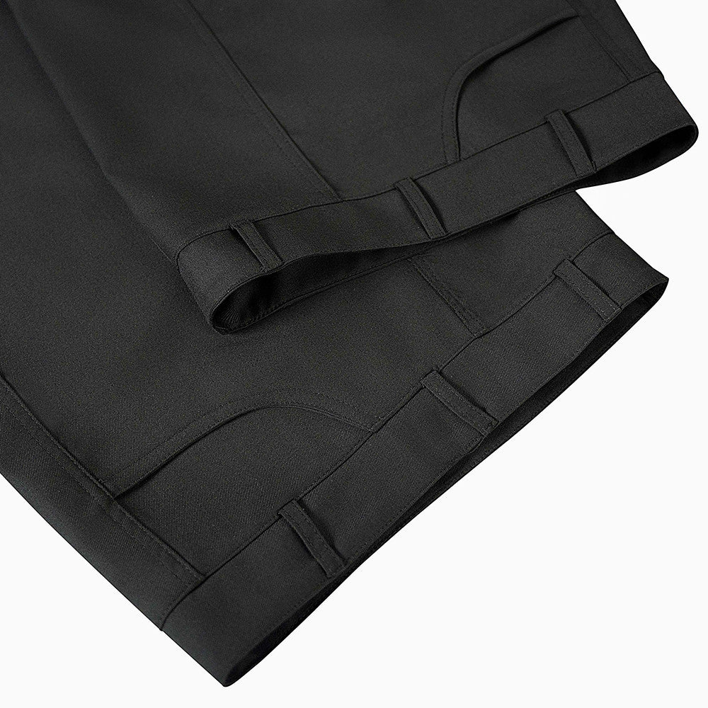 Oversized Wide-Leg Casual Trousers for Men with Reversible Design and Unique Style