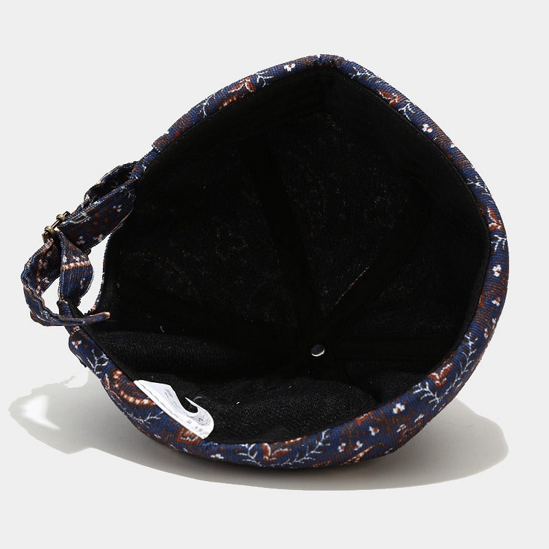 Chapeau Cashew Flower Landlord – Style Rétro Européen et Américain