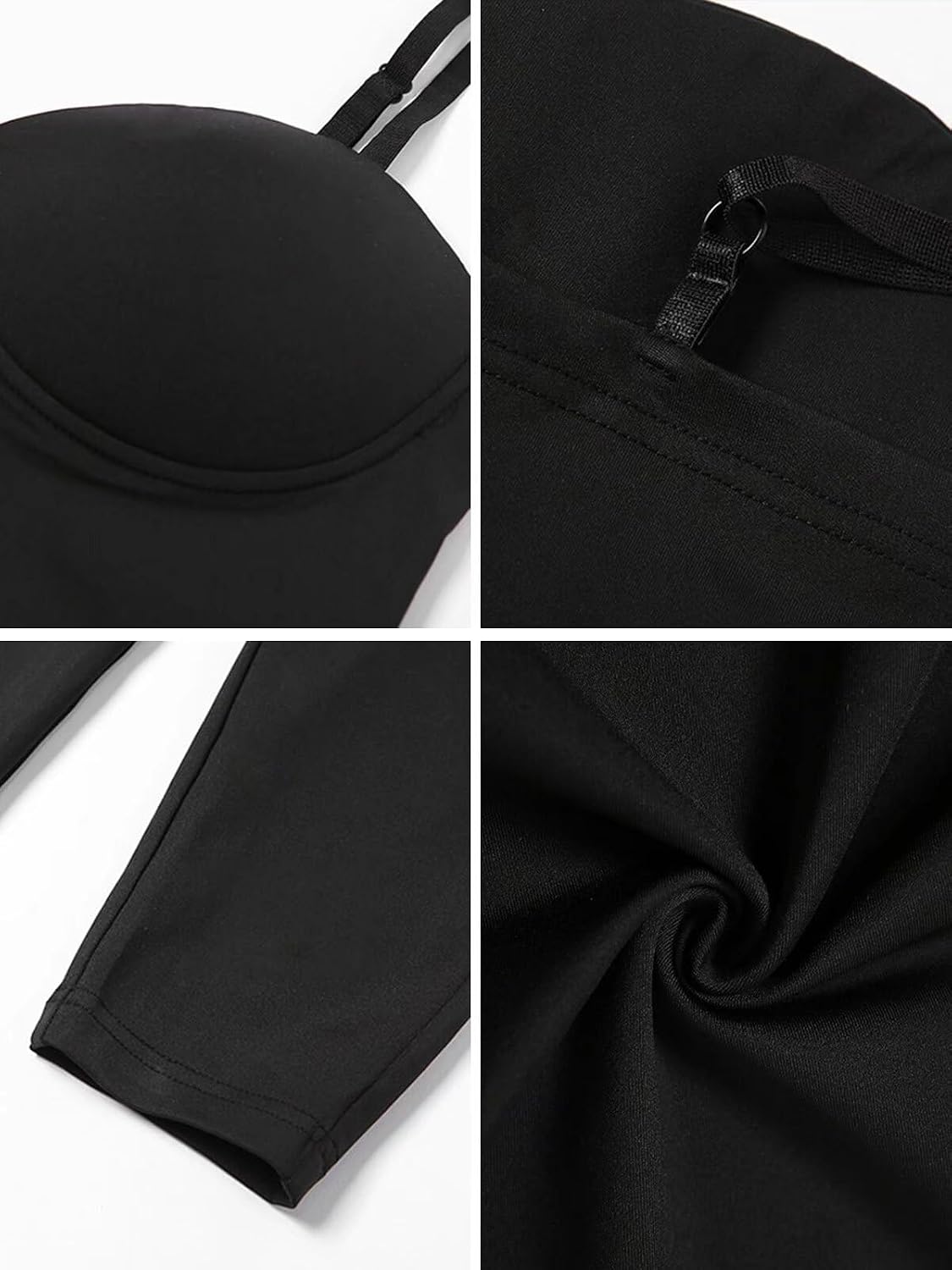 Sexy Jumpsuits for Women Bodycon Rompers with Built-in Bra