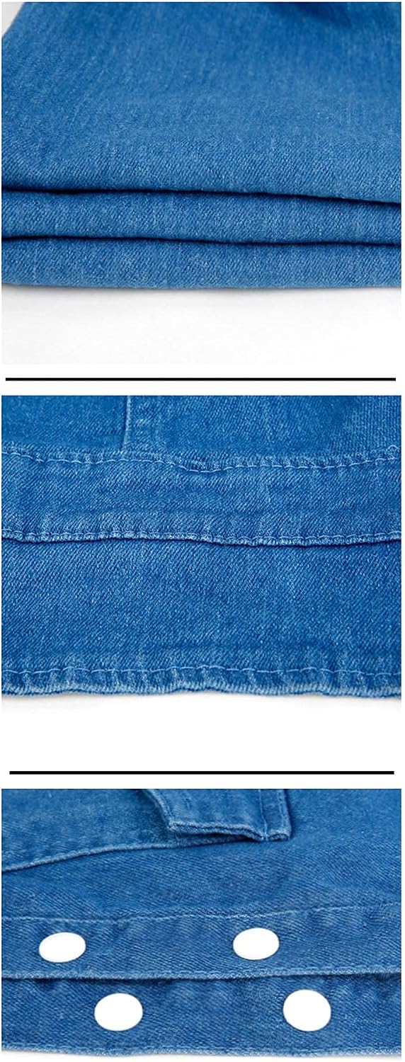 Sexyshine Women's Sexy Button Down Slim Fit Denim Long Jumpsuit Playsuit Lapel Full length Jeans Rompers Overalls