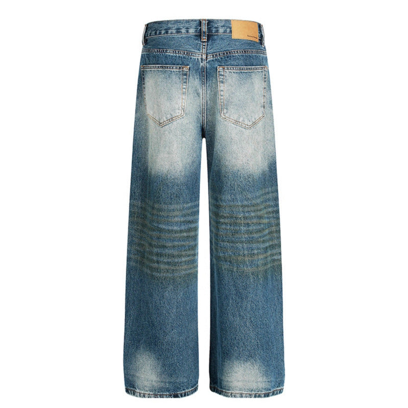 Pantalon denim déchiré pour homme et femme