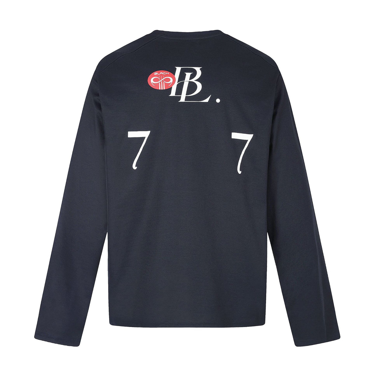 Letter Print Loose Casual Long Sleeve T-Shirt for Men