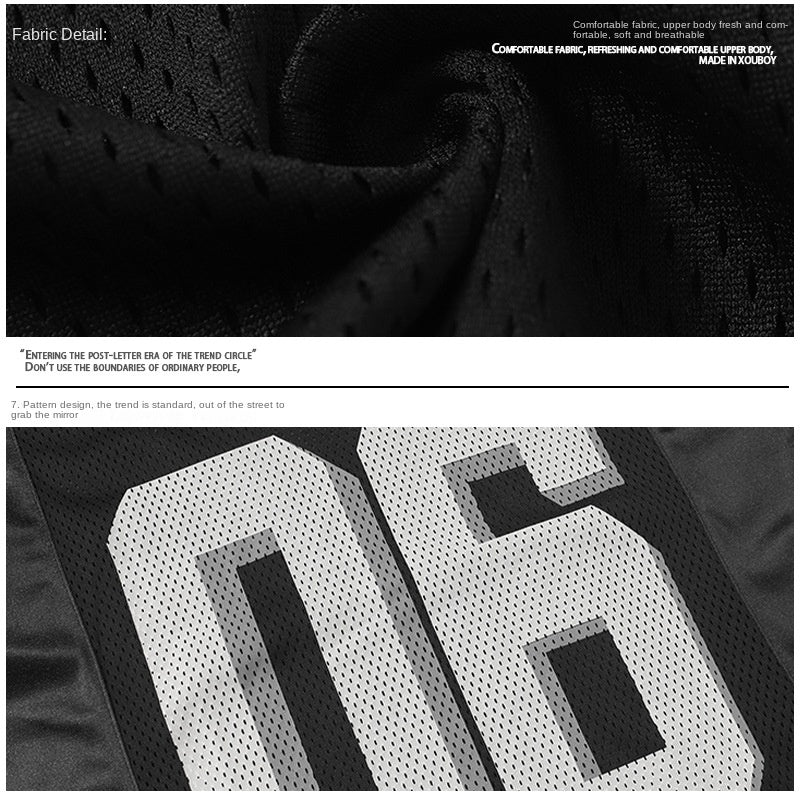 V-Neck Jersey Short Sleeve T-Shirt for Men and Women Breathable