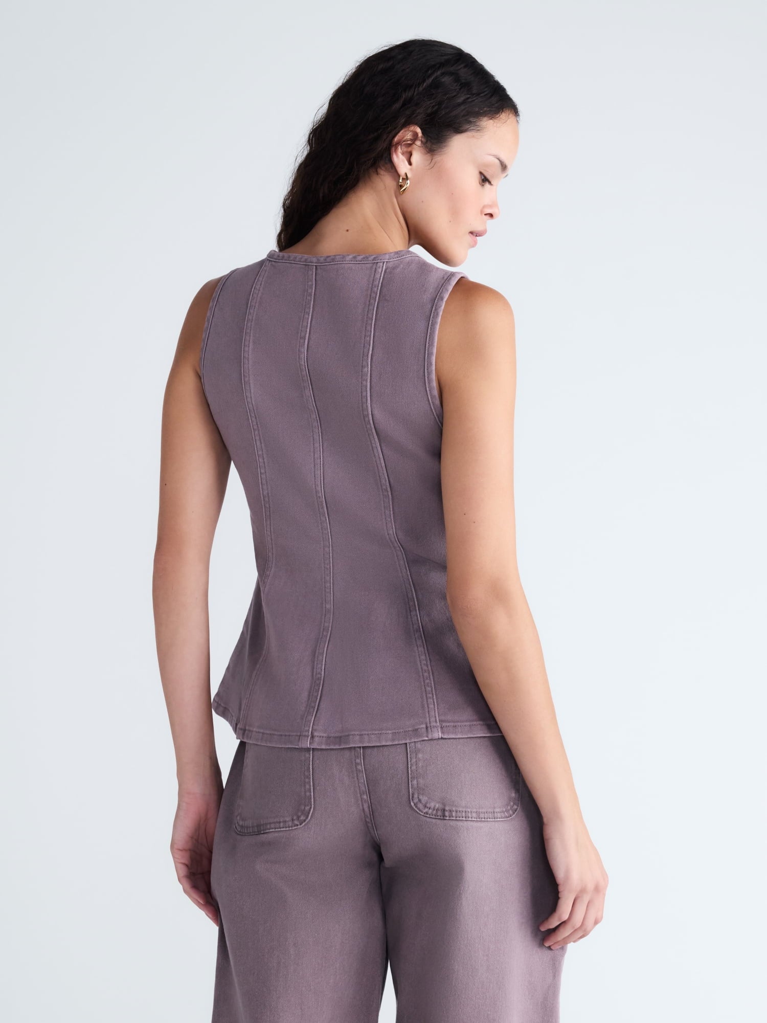 Scoop Women's and Women's Plus Denim Corset Top, Sizes XS-4X