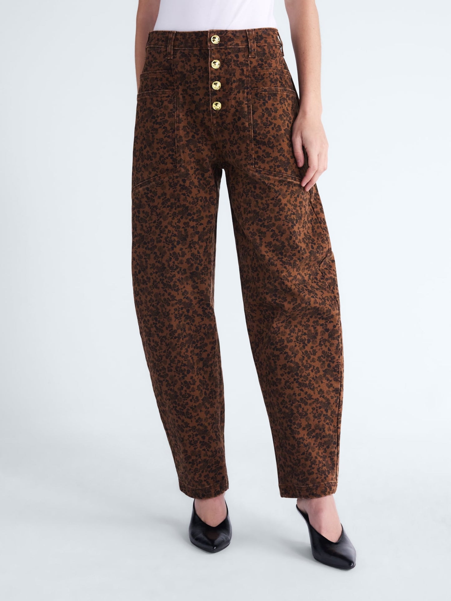 Scoop Women's and Women's Plus High Rise Tapered Leg Pants, 30'' Inseam, Sizes 0-28W