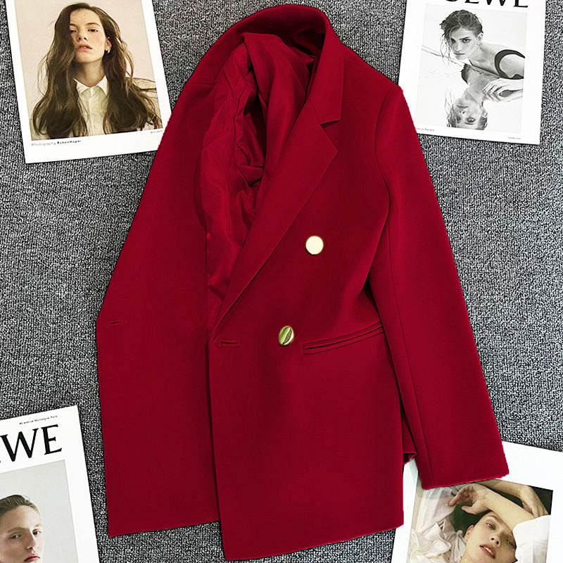 Candy Green Trendy Blazer for Women, 2026 Spring and Autumn New Korean Style, Internet Celebrity Style, Petite Casual