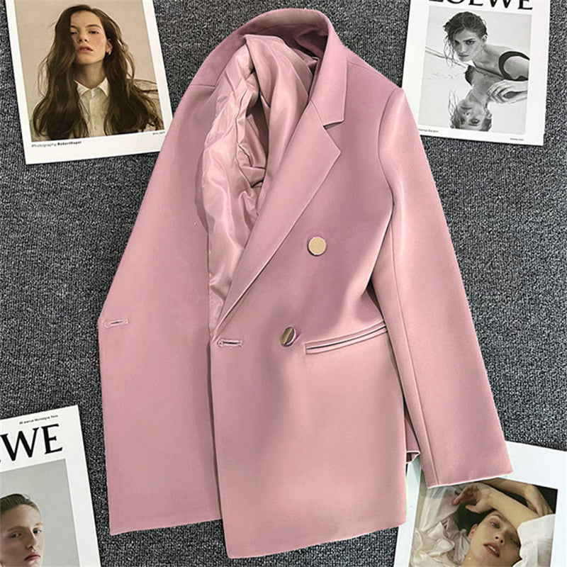 Candy Green Trendy Blazer for Women, 2026 Spring and Autumn New Korean Style, Internet Celebrity Style, Petite Casual