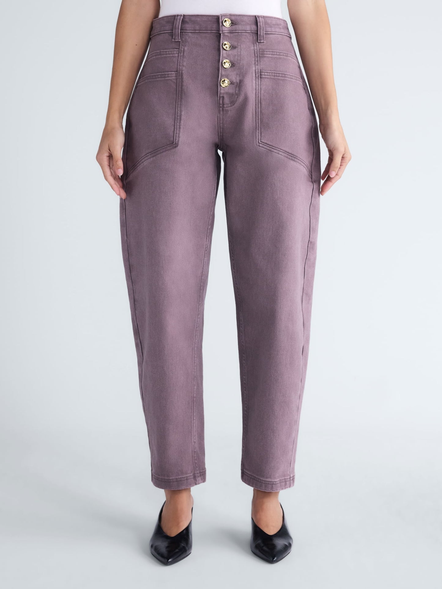 Scoop Women's and Women's Plus High Rise Tapered Leg Pants, 30'' Inseam, Sizes 0-28W
